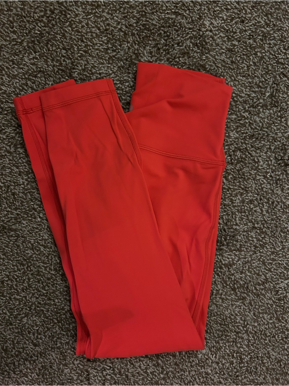 Red align leggings